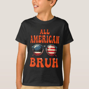 Camiseta Bruh All American 4 De Julio Chicas Adolescentes P