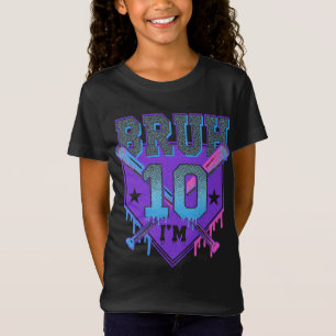Camiseta Bruh Baseball Theme First Birday Outfit