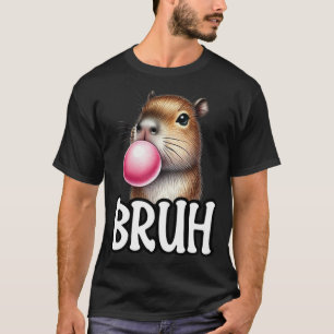 Camiseta Bruh Capybara: Un meme animal divertido con el bub