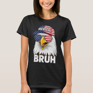 Camiseta Bruh Cuarto 4 de Julio Águila Patriótico Americano