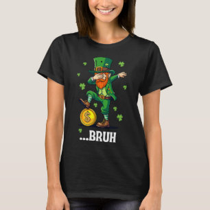 Camiseta Bruh Dab Duende Divertido Chicos Hombres Día de Sa