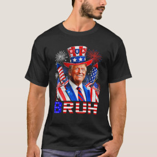 Camiseta BRUH Donald Trump Fuego Patriótico El 4 De Julio D