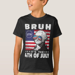 Camiseta Bruh Es El 4 De Julio De 2024 George Washington Br