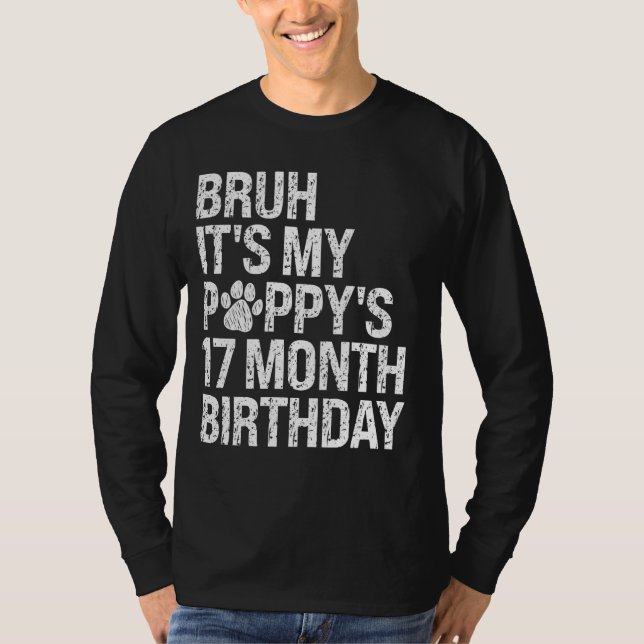 Camiseta Bruh es el amor de perro Mascota de cumpleaños de  (Anverso)
