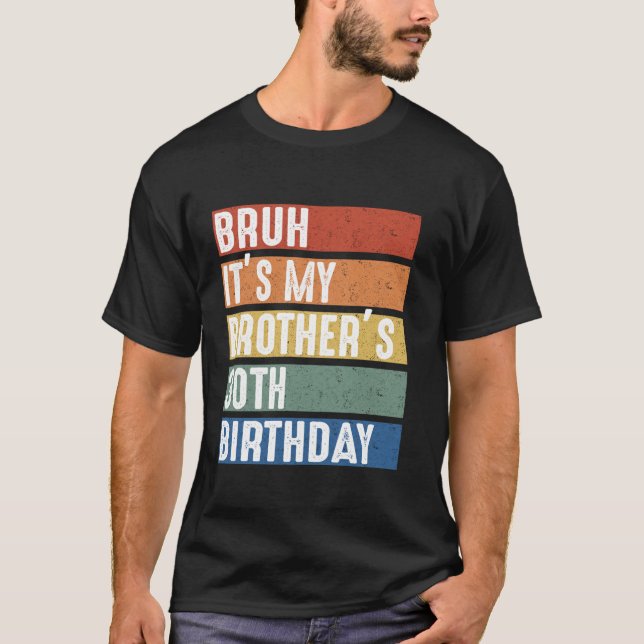Camiseta Bruh es la cebra Fiesta de cumpleaños número 30 de (Anverso)