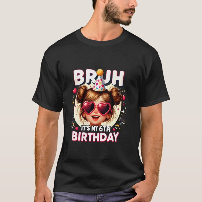 Camiseta Bruh es mi 7 cumpleaños feliz 8 cumpleaños (Anverso)