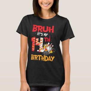 Camiseta Bruh, es mi bebé 14 años, boliche de 14 años