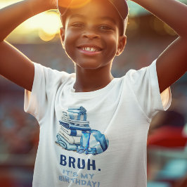 Camiseta BRUH. ¡Es mi cumpleaños! Chico de fiesta de piscin