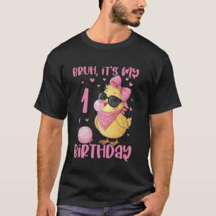 Camiseta Bruh Es Mi Primer Aniversario Chick Cute Coquette