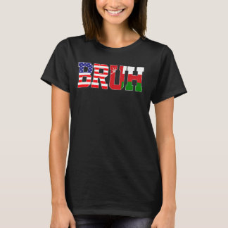 Camiseta Bruh Estados Unidos Bandera de Omán Chicas norteam