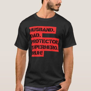 Camiseta Bruh For Dad Husband Funny Husband Dad Protector S