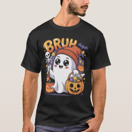 Camiseta Bruh Ghost Happy Halloween Trick Or Trempkin