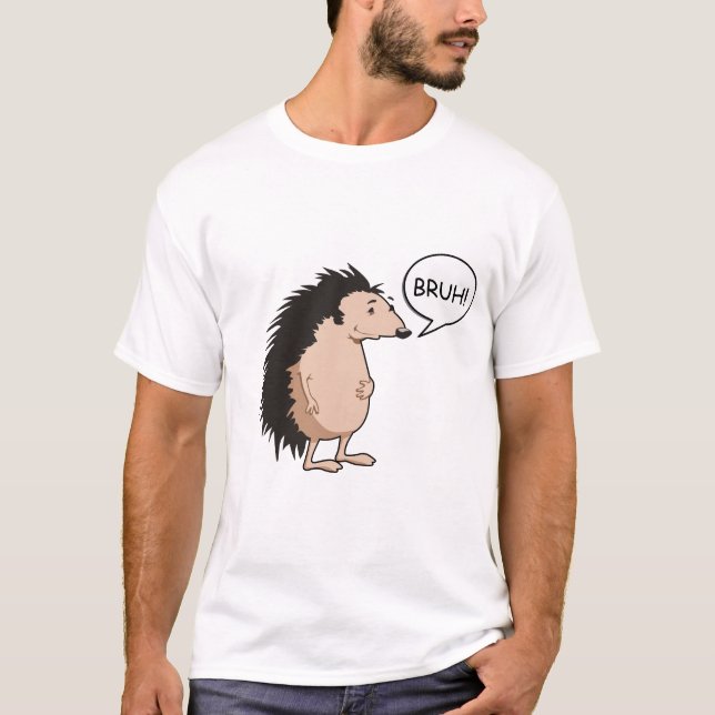CAMISETA BRUH HEDGEHOG TEE SHIRT (Anverso)