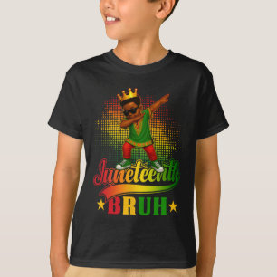 Camiseta Bruh Juneteenth 1865 Libertad Negra Príncipe Negro