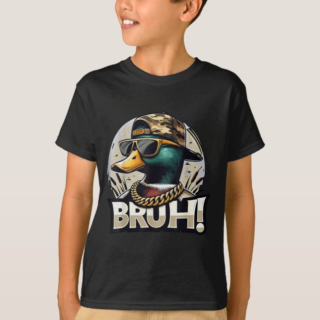 Camiseta Bruh Mallard Duck Funny Duck Hunting Humor  (Anverso)