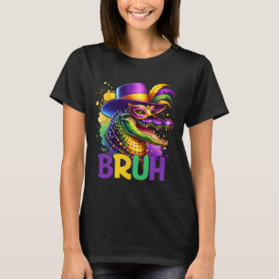 Camiseta Bruh Mardi Gras Adolescentes Niños Coligadores Mar
