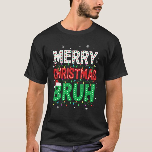 Camiseta Bruh Meme Divertido diciendo Bro Saludar a los ado (Anverso)