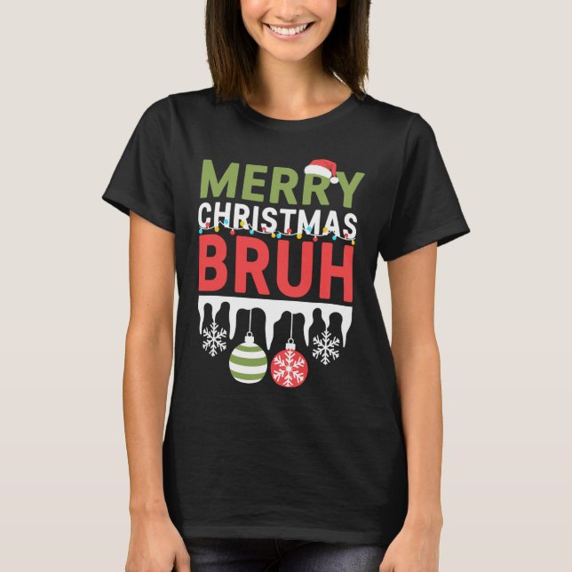 Camiseta Bruh Meme Funny Saying Bro Greeting Teens Boys Men (Anverso)
