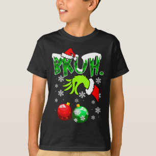 Camiseta Bruh Navidades niños niños navideños adolescentes