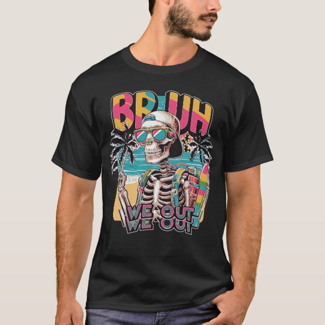 Camiseta ¡Bruh, Nos Vamos! (Anverso)
