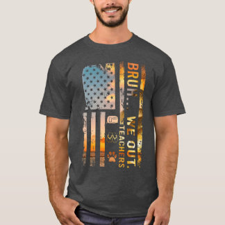 Camiseta Bruh Nosotros Profesores De Verano Camping Chancla