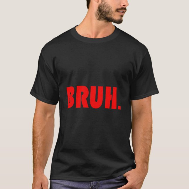 Camiseta Bruh para chicos preadolescentes de Ns (Anverso)