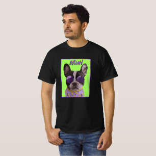 Camiseta BRUH Perro con Gafas de Sol y Bandana de