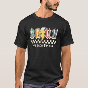Camiseta BRUH Preescolar Rochas Lápiz Relámpago Maestros Ro