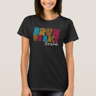 Camiseta Bruh respaldamos a profesor de negocios en el prim