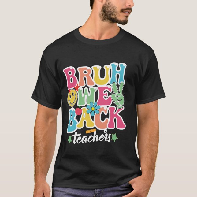 Camiseta BRUH RESPALDAMOS el diseño para profesores y estud (Anverso)