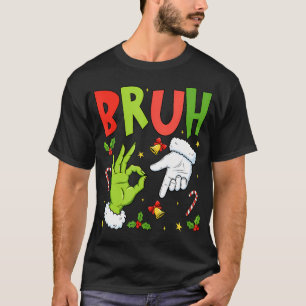 Camiseta Bruh Six Seven Meme Navidad 67 Bruh Navidad 6