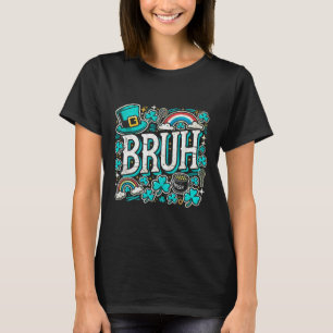 Camiseta Bruh St Patricks Day Boys St Pats Bruh Meme 2