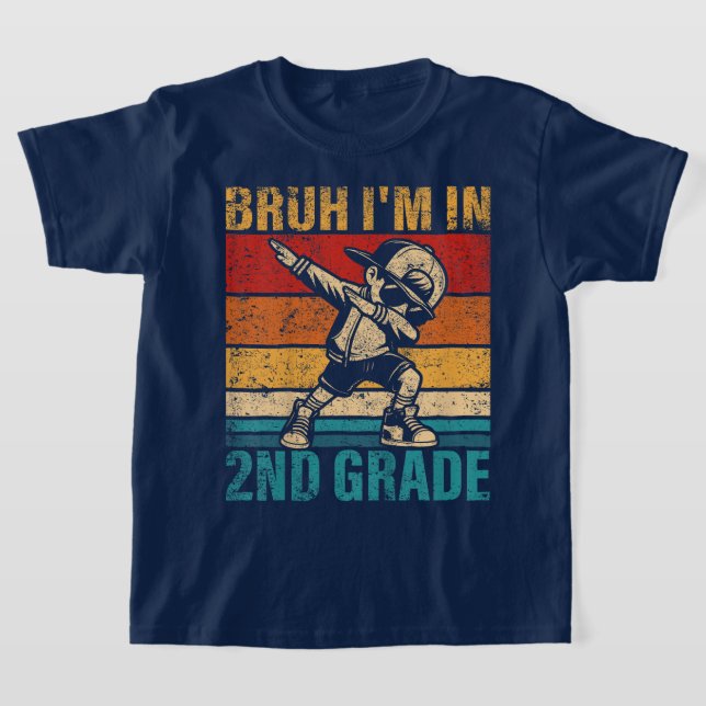 Camiseta Bruh Volvemos 2do Grado De vuelta al cole Segundo  (Distribución)