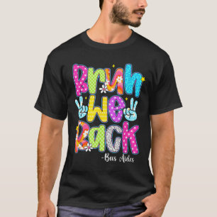 Camiseta Bruh Volvemos Auxiliares De Autobús A Cuadros De V