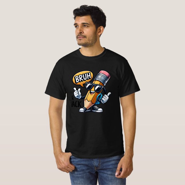 Camiseta Bruh Volvemos, De Vuelta Al Profesor  (Anverso completo)
