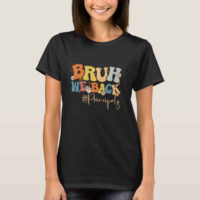 Camiseta Bruh Volvemos Directores Groovy De vuelta a clases (Anverso)