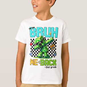 Camiseta Bruh We Ck 2º Grado Ck To School Gamer Dabbing Bo