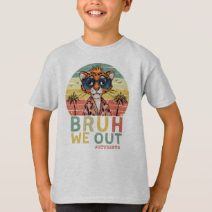 Camiseta Bruh We Out, Funny Cheetah El Día De La Escuela