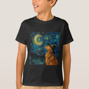 Camiseta Bruja adorable de Golden Retriever _ Halloween div