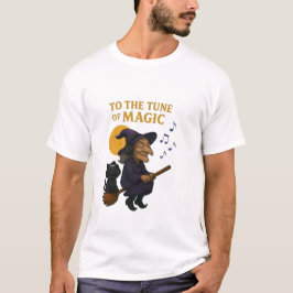 Camiseta Bruja básica"Manténganse asustados