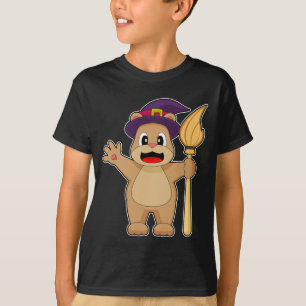 Camiseta Bruja Bear Halloween