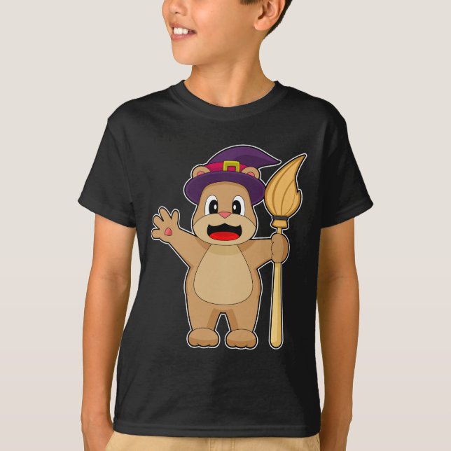 Camiseta Bruja Bear Halloween (Anverso)