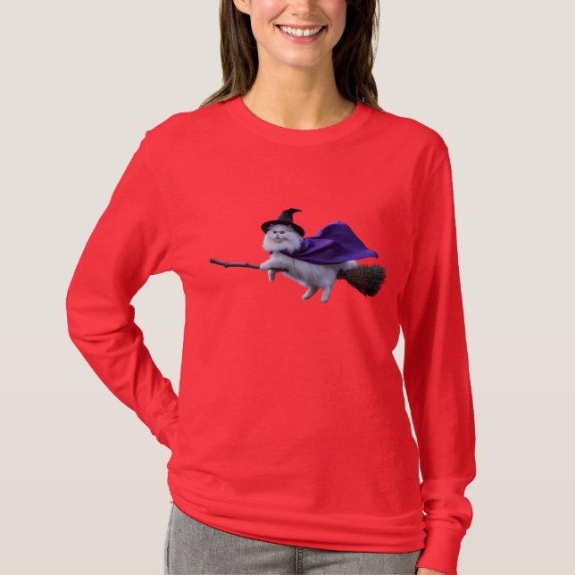 Camiseta Bruja blanca persa (Anverso)