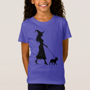 Camiseta Bruja caminando Frenchie