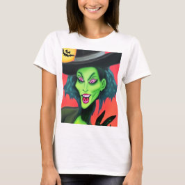 Camiseta Bruja caprichosa de Halloween