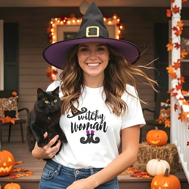 Camiseta Bruja Caprichosa Mujer Halloween (Subido por el creador)