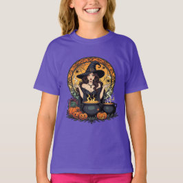Camiseta Bruja caprichosamente encantadora con arañas