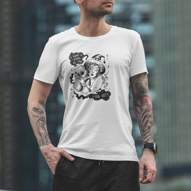 Camiseta Bruja con cráneo (Subido por el creador)
