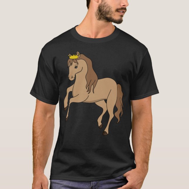 Camiseta Bruja de animales de caballo (Anverso)