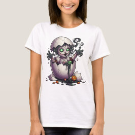Camiseta Bruja de Bebé Espantosa en Huevo – Terror de Hallo